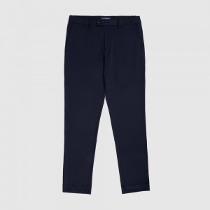 Pantalon Psycho Bunny Regular-fit Metropolis Pants Hombre Azul Marino | TO0853471
