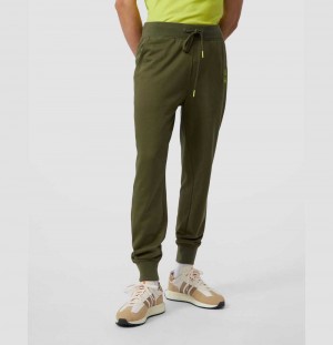 Pantalon Psycho Bunny Waverly Sweat Pants Hombre Verde Oliva Oscuro | KQ6071243