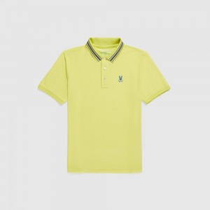 Polos Psycho Bunny Apple Valley Sport Polo Shirt Hombre 342 Limeade | TX0532417