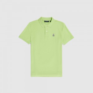 Polos Psycho Bunny Classic Pique Polo Hombre 339 Lime Glow | BF1704659