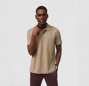 Polos Psycho Bunny Classic Polo Hombre 238 Antique Taupe | ZO1760852
