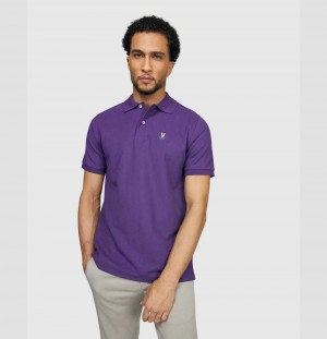Polos Psycho Bunny Classic Polo Hombre 559 Vivid Violet | WT3054218