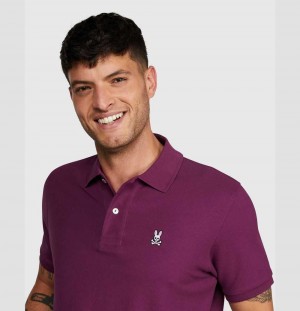 Polos Psycho Bunny Classic Polo Hombre Azul Rey | QU2705836