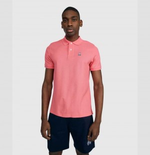 Polos Psycho Bunny Classic Polo Hombre Rosas | WL2147395