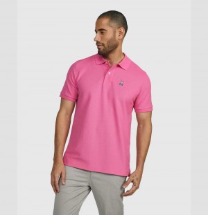 Polos Psycho Bunny Classic Polo Hombre Rosas | QT5048937