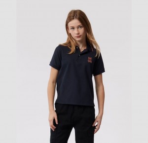 Polos Psycho Bunny Coda Fashion Polo Niños Azul Marino | EK2857943