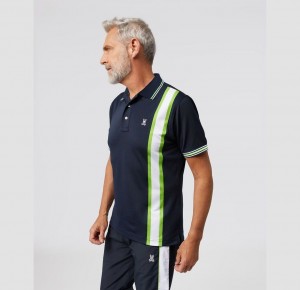 Polos Psycho Bunny Eddyville Sport Polo Hombre Azul Marino | DA5231907