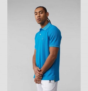Polos Psycho Bunny Hindes Polo Hombre Azules | XZ7256834