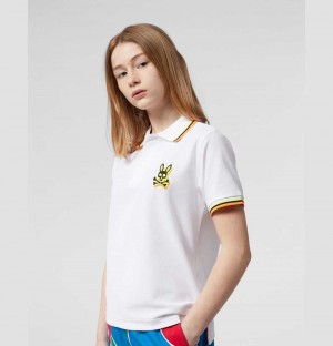 Polos Psycho Bunny Lamport Polo Niños Blancos | GS4382509