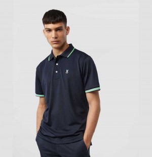 Polos Psycho Bunny Ludlow Sport Polo Hombre Azul Marino | GZ1207536