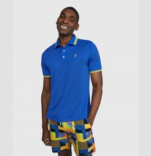 Polos Psycho Bunny Luke Sport Polo Hombre 407 Sapphire | MR5794631
