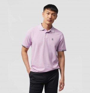 Polos Psycho Bunny Madison Polo Hombre Lavanda | JX4756098