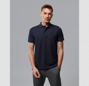 Polos Psycho Bunny OUTLINE Polo Hombre Azul Marino | EQ5286904