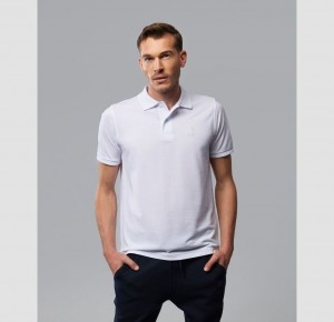 Polos Psycho Bunny OUTLINE Polo Hombre Blancos | PI4659718