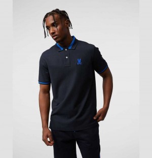 Polos Psycho Bunny Shaw Polo Hombre Azul Marino | MY3819467