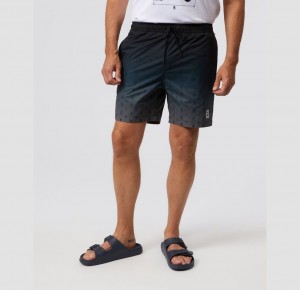 Ropa de Baño Psycho Bunny Aletti Swim Trunk Hombre Negros | WR1072638