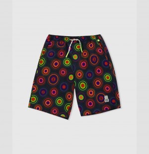 Short Psycho Bunny Andrew Swim Trunks Niños Azul Marino | CS7241853