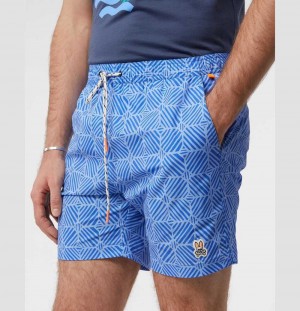 Short Psycho Bunny Balden Swim Shorts Hombre 456 Jet Stream | PR4156073