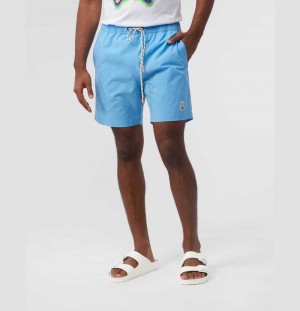 Short Psycho Bunny Bowery Hydrochromic Swim Shorts Hombre 492 Cornflower | XG9350178