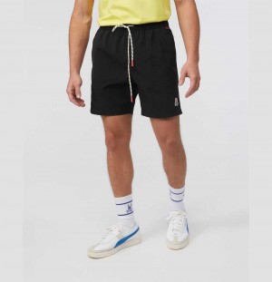 Short Psycho Bunny Bowery Hydrochromic Swim Shorts Hombre Negros | EU8692415