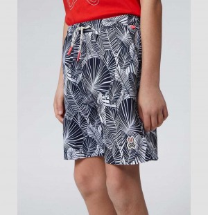 Short Psycho Bunny Exton Swim Shorts Niños Blancos | FO7521830