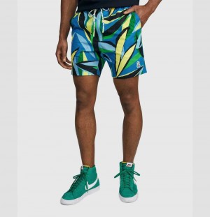 Short Psycho Bunny Fowles Swim Shorts Hombre Azules | HY8653974