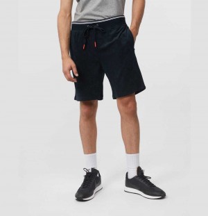 Short Psycho Bunny Greyson Towel Terry Sweat Shorts Hombre Azul Marino | LF7518604