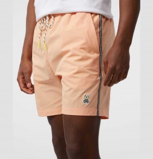 Short Psycho Bunny Hydrochromic Ratcliff Swim Shorts Hombre 834 Sunset Sky | JS3469102