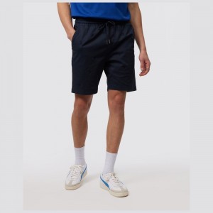 Short Psycho Bunny Isles Embroidered Elastic Waist Short Hombre Azul Marino | LA0236189