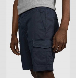 Short Psycho Bunny Maverick Cargo Shorts Hombre Azul Marino | SX0356417