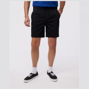 Short Psycho Bunny Riviera Elastic Waist Short Hombre Negros | JZ9210738