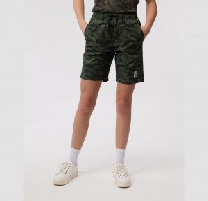 Short Psycho Bunny Rockaway Camo Swim Trunk Niños Verde Oliva Oscuro | YI6435027