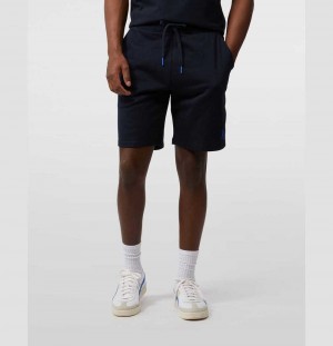 Short Psycho Bunny Shaw Shorts Hombre Azul Marino | FL1862743