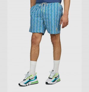 Short Psycho Bunny Twyford Swim Trunks Hombre Azules | SB6178350