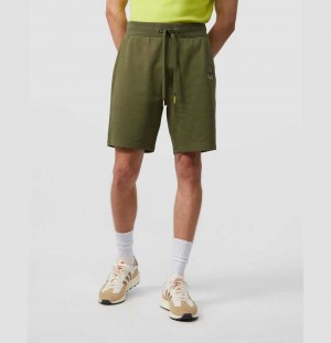 Short Psycho Bunny Waverly Shorts Hombre Verde Oliva Oscuro | BH1956034