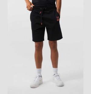 Short Psycho Bunny Waverly Shorts Hombre Negros | YR3289716
