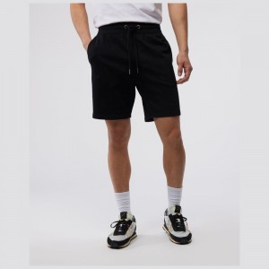 Short Psycho Bunny Woad Embroidered Sweatshort Hombre Negros | MU5780392