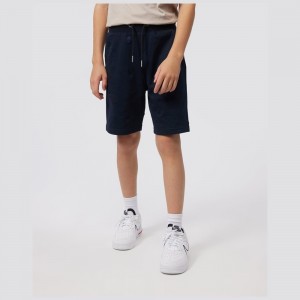 Sweaters & Hoodies Psycho Bunny Woad Embroidered Sweatshort Niños Azul Marino | QF6348792