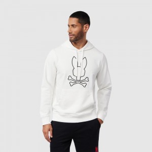 Sweatshirts And Hoodies Psycho Bunny Beaumont Hoodie Hombre 049 Ecru | AB4058712