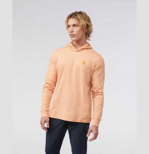 Sweatshirts And Hoodies Psycho Bunny Timms Pullover Hoodie Hombre 835 Heather Sunset Sky | KX7038926