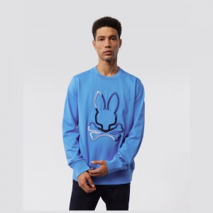 Sweatshirts & Hoodies Psycho Bunny Calle Sweatshirt Hombre 477 Regatta | DL5897024