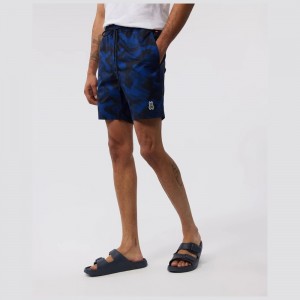 Swimwear & Bathing Suits Psycho Bunny Huston Swim Trunk Hombre Azul Marino | YR4325896