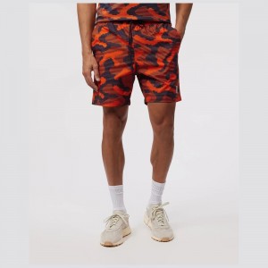 Swimwear & Bathing Suits Psycho Bunny Huston Swim Trunk Hombre 805 Scarlet Ibis | KC1293487