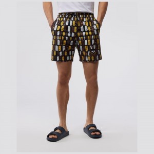 Swimwear & Bathing Suits Psycho Bunny Krome Swim Trunk Hombre Azul Marino | OM4978315