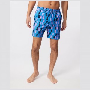 Swimwear & Bathing Suits Psycho Bunny Krome Swim Trunk Hombre 477 Regatta | WU1264793