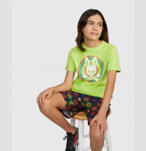 Tees Psycho Bunny Andrew Tee Niños 322 Acid Lime | KN0579816
