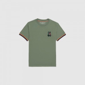 Tees Psycho Bunny Apple Valley Fashion Tee Niños 376 Laurel Wreath | GW7430259