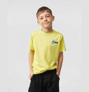 Tees Psycho Bunny Big Bunny Graphic Tee Niños 765 Sundance | QC1375429