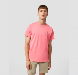 Tees Psycho Bunny Classic Crew Neck Hombre Rosas | ER3459728