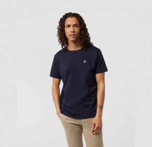 Tees Psycho Bunny Classic Crew Neck Hombre Azul Marino | LP0169743